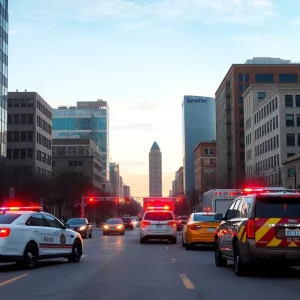 Police responding to a stabbing incident in Grand Rapids