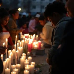 Candles placed in memory of youth lost to violence in Grand Rapids