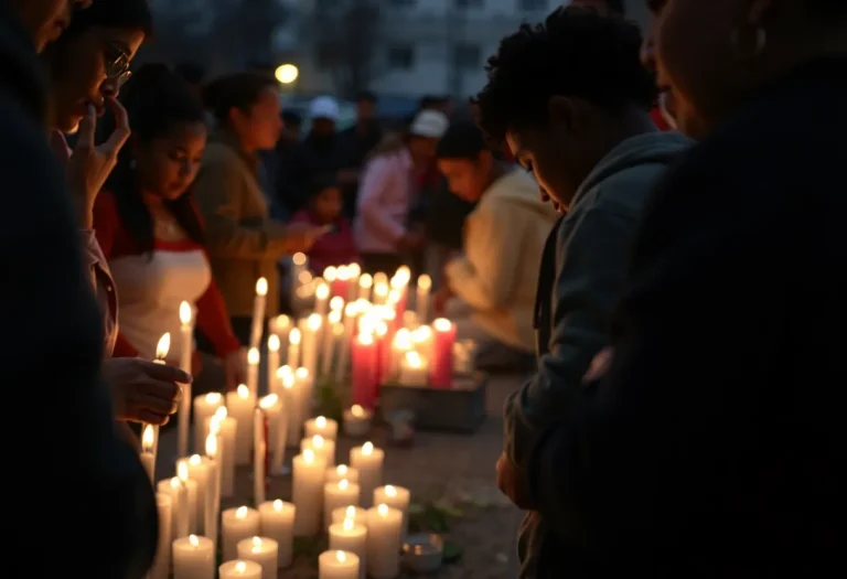 Candles placed in memory of youth lost to violence in Grand Rapids