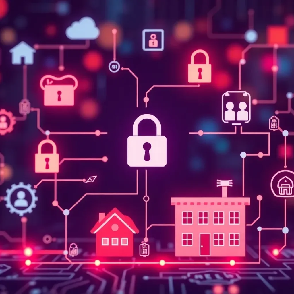 Illustration of wire fraud protection in the real estate sector