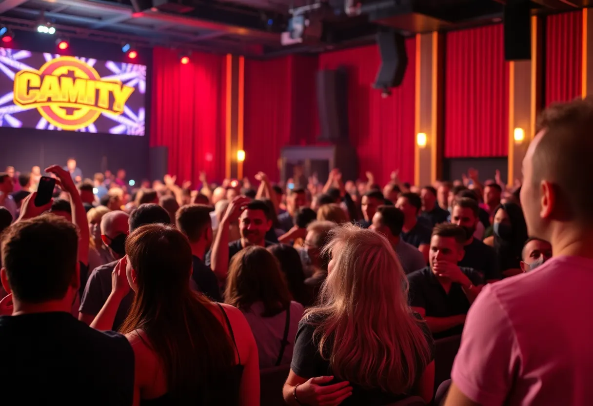 Audience at Adam Sandler's concert in Grand Rapids