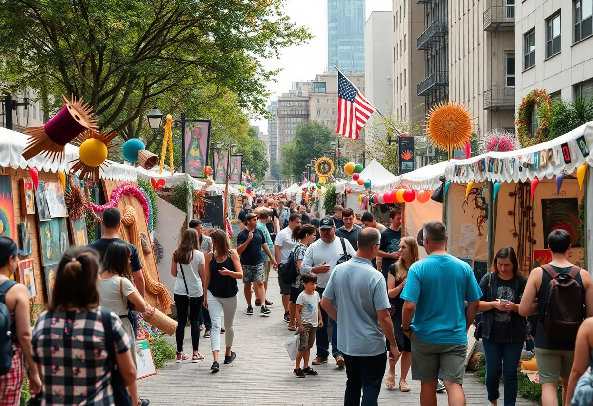 Art installations and community activities at ArtPrize 2025 in Grand Rapids.