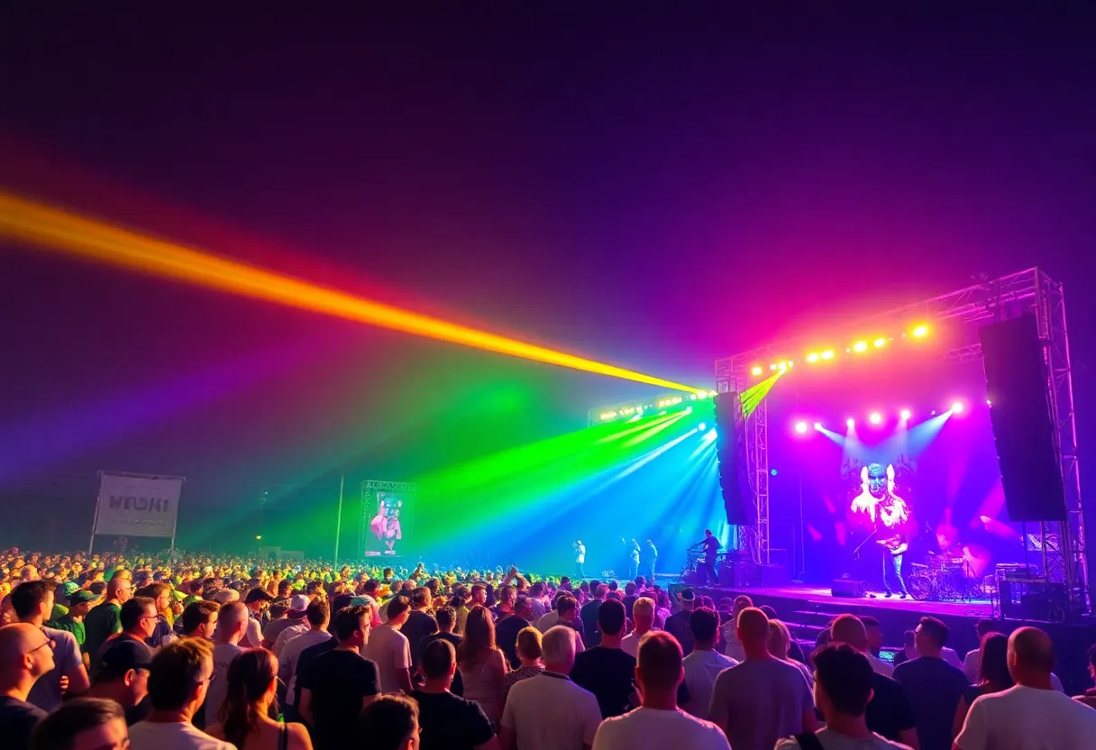 Crowd enjoying performances at Breakaway Music Festival