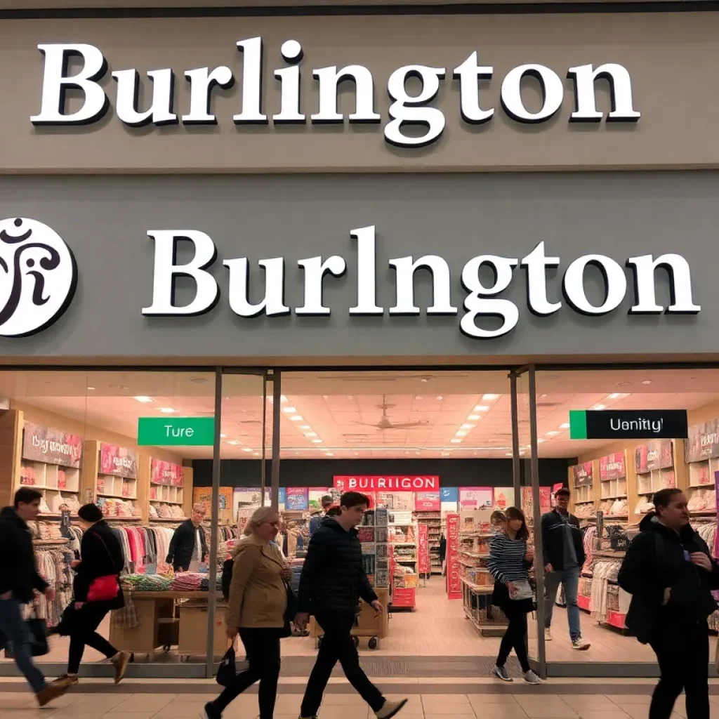 Exterior view of Burlington store in Grandville
