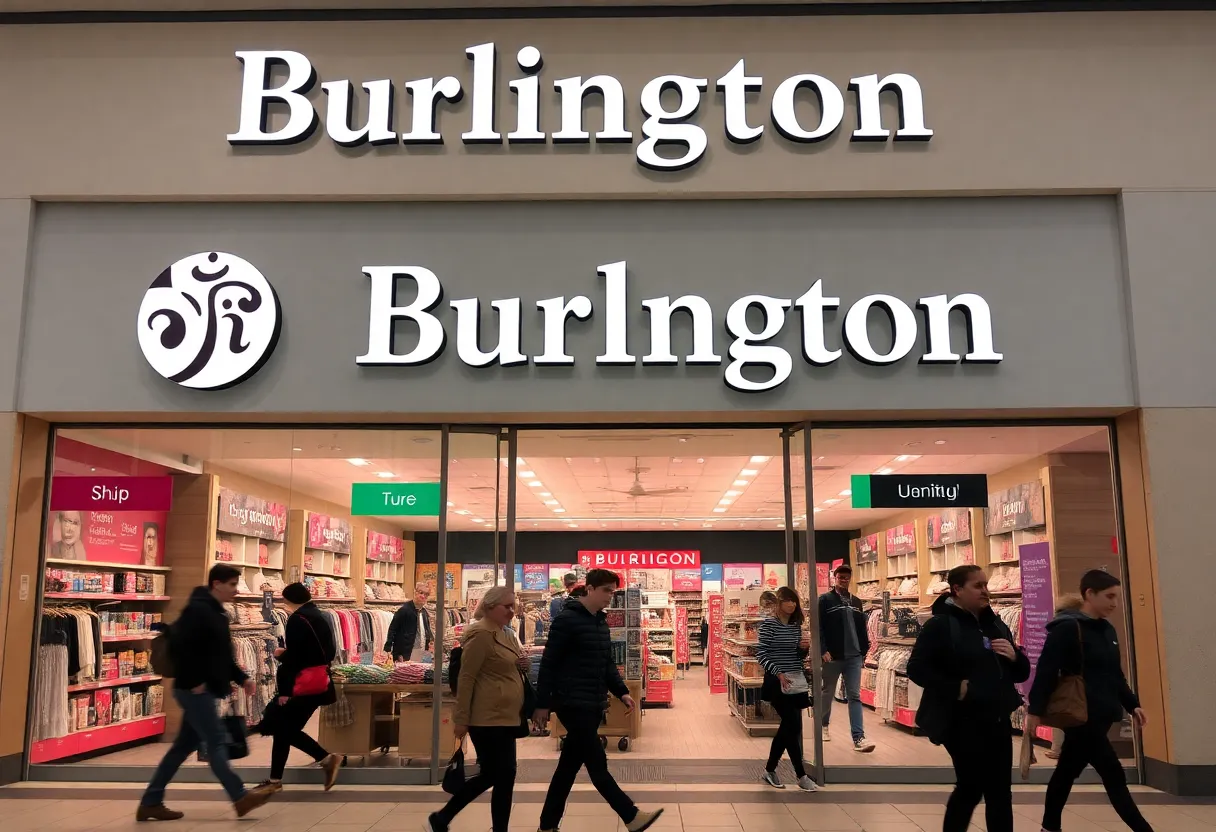 Exterior view of Burlington store in Grandville