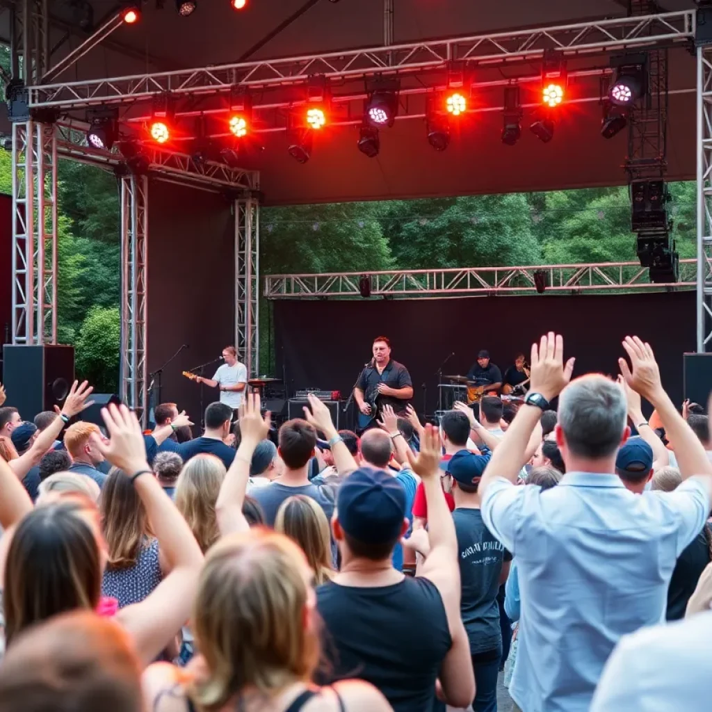 The Crane Wives performing live at Frederik Meijer Gardens