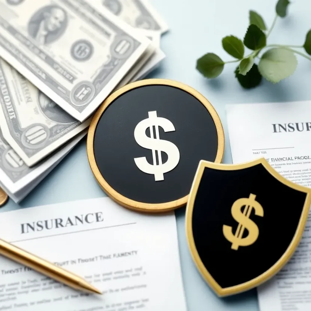 Abstract representation of financial trust and integrity