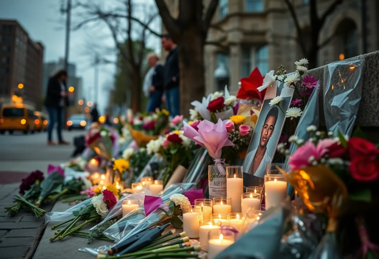 Memorial in Grand Rapids for young shooting victim