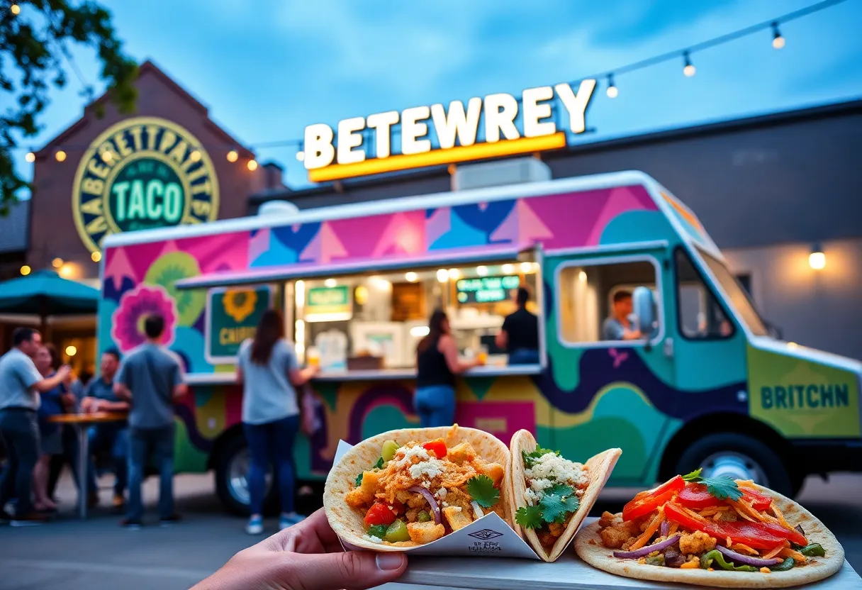 Taqueria Chilango food truck at Broad Leaf Brewery