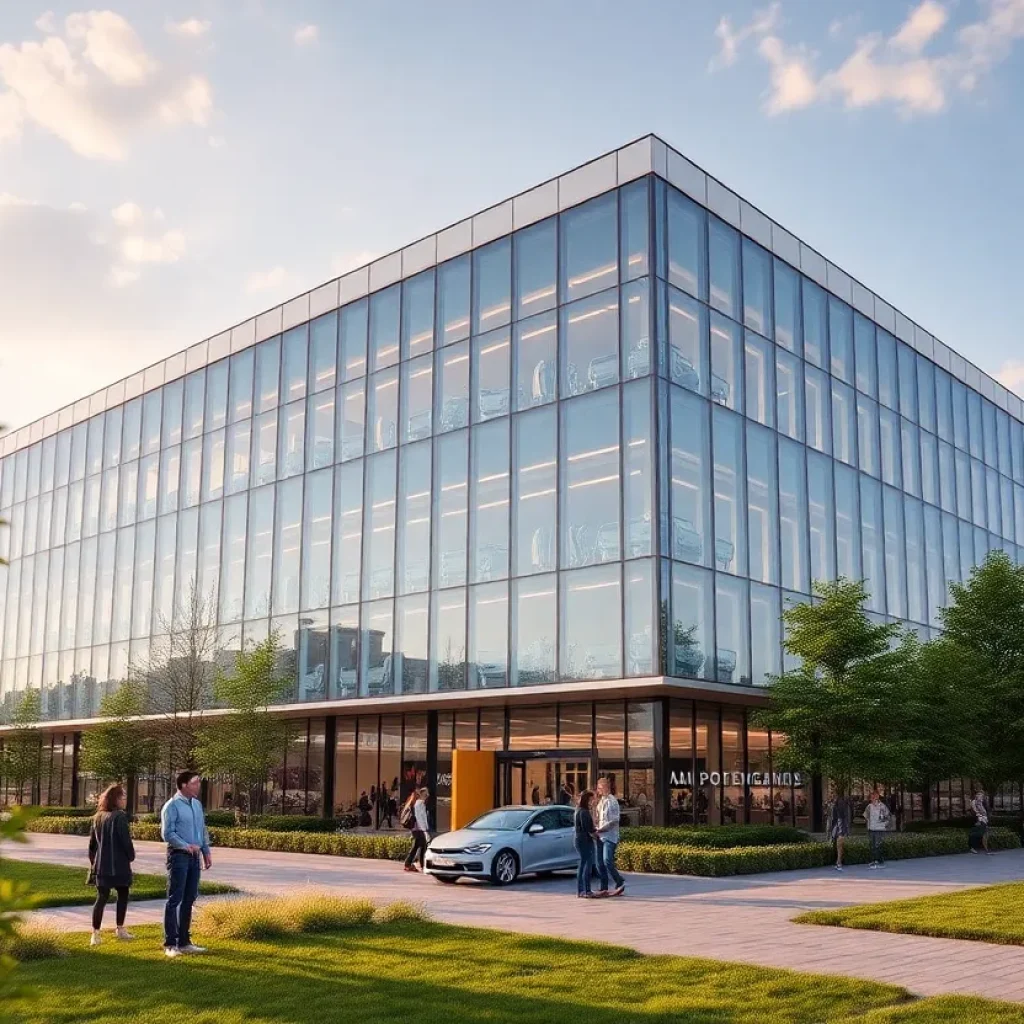 Astemo regional headquarters building in Wixom, Michigan