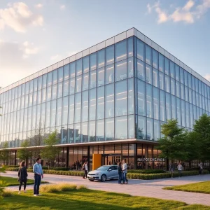 Astemo regional headquarters building in Wixom, Michigan