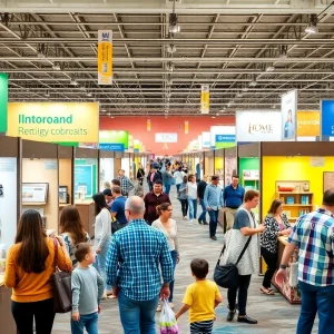 Attendees exploring the Bismarck-Mandan Home Show