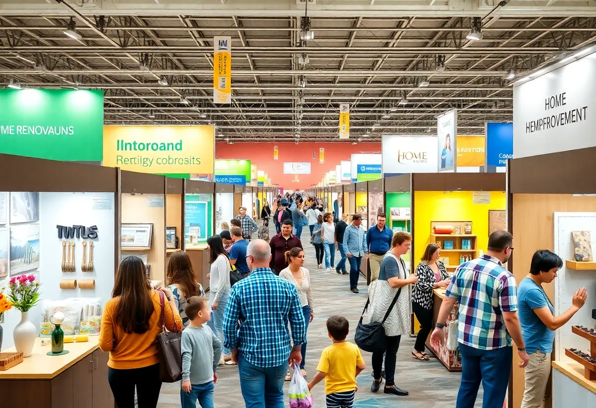 Attendees exploring the Bismarck-Mandan Home Show