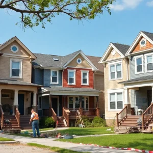 Renovated homes in Detroit showcasing architectural beauty