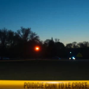 Police investigation scene at Mackay-Jaycees Park in Grand Rapids