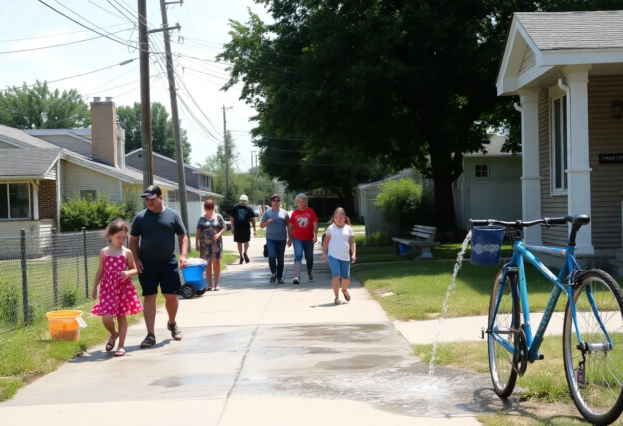 Families in Grand Rapids experiencing the impact of increased water rates during summer.