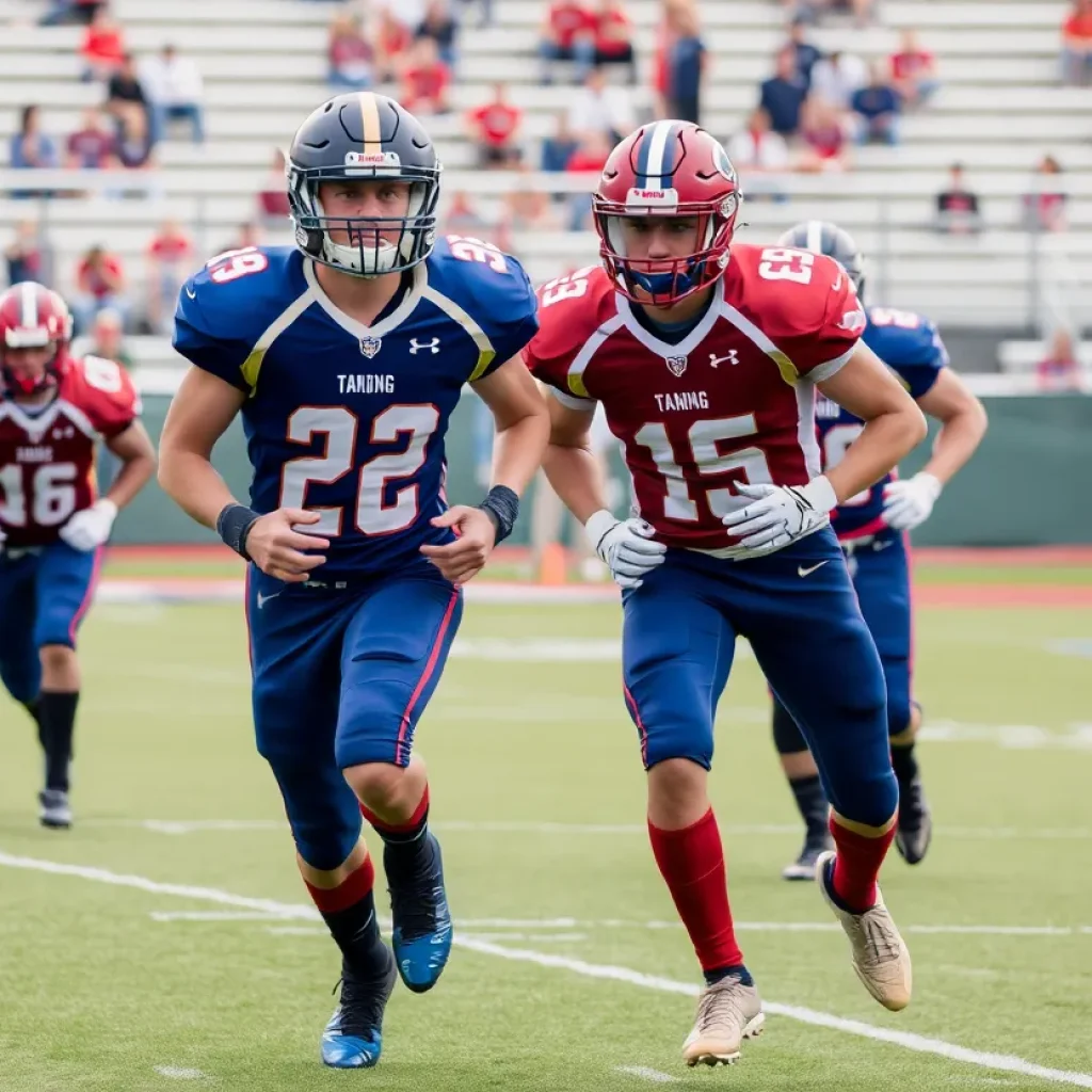 GVSU versus Pittsburg State football game action