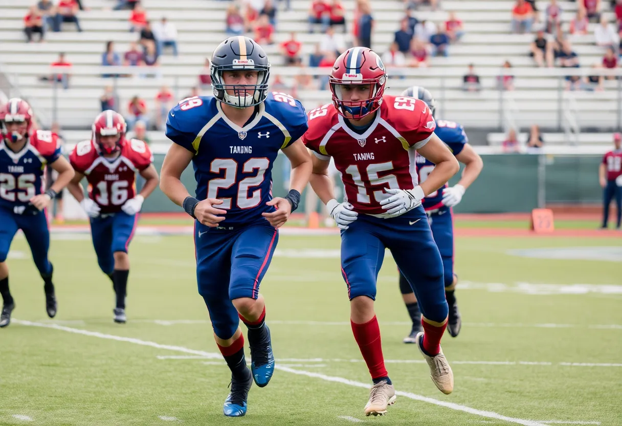 GVSU versus Pittsburg State football game action