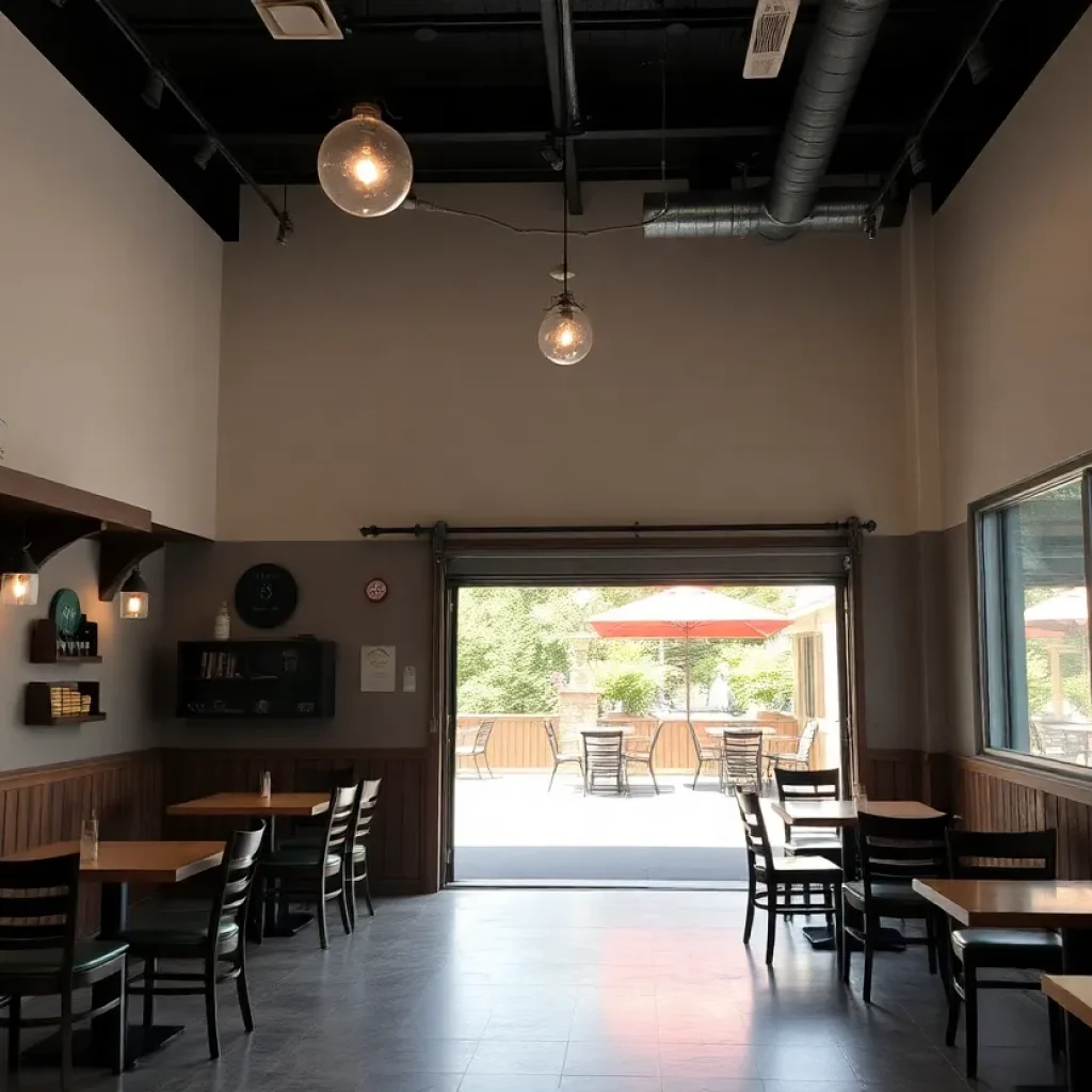 Interior view of Kale's Korner showcasing modern renovations
