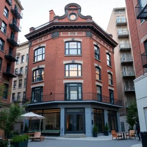 Rendering of the conversion of Ledyard Building into apartments