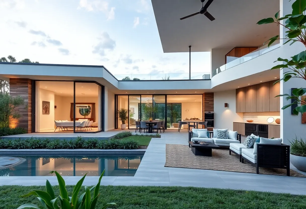 Interior design showcasing the latest home renovation trends in 2025