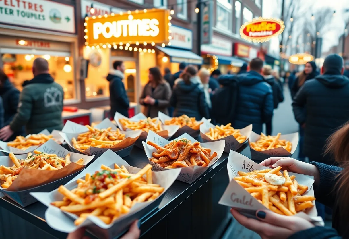 Variety of creative poutine dishes served at Grand Rapids Poutine Week