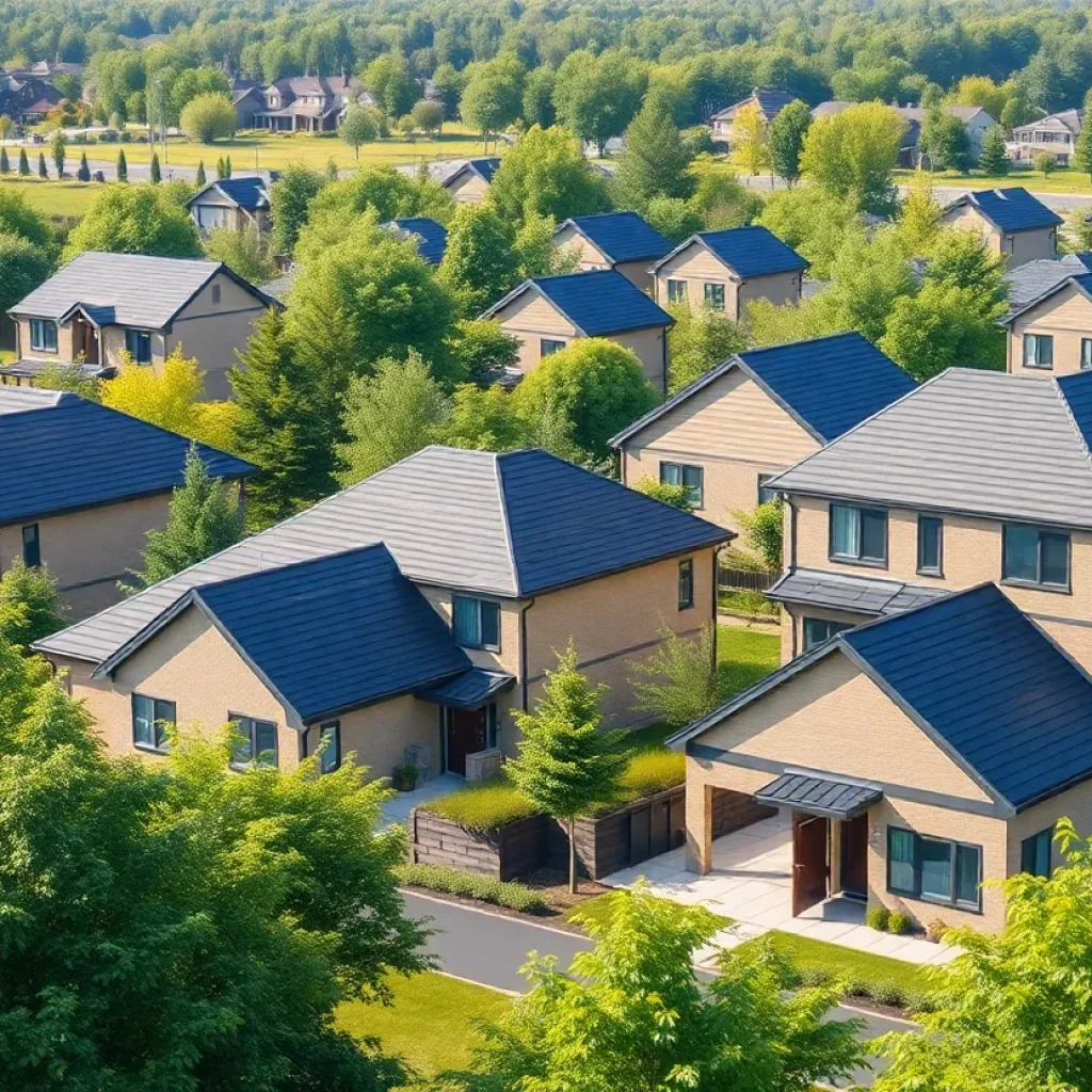 Rendering of the Raven Flats Townhomes in Grand Rapids
