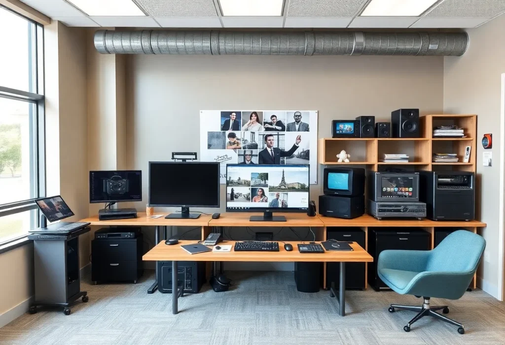 Media preservation suite with scanning and digitization equipment