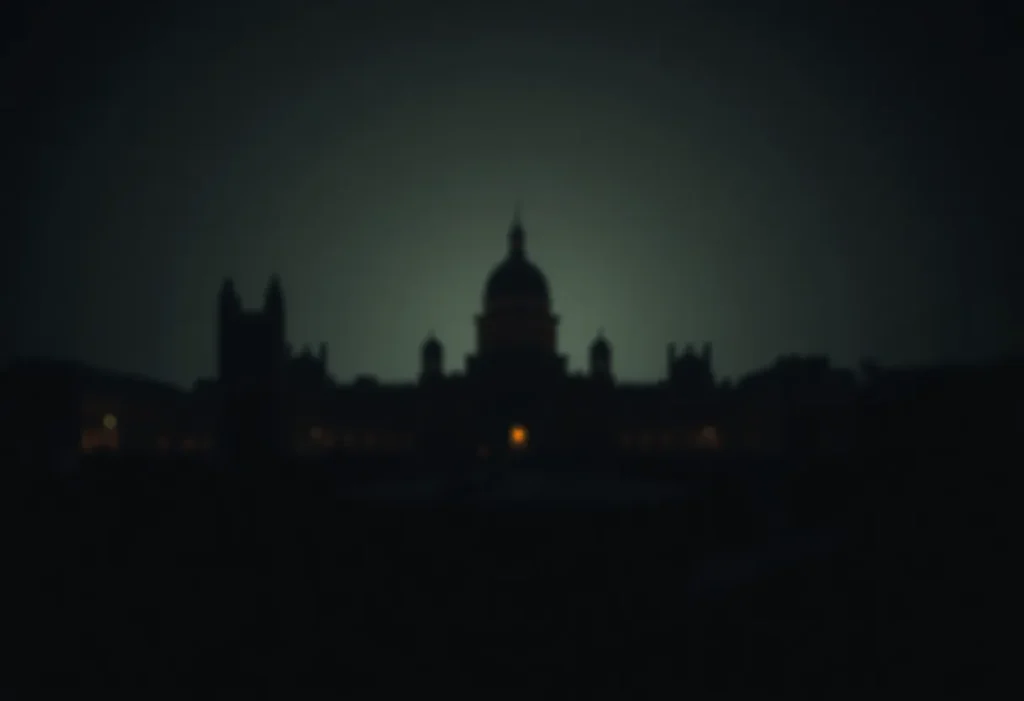 Abstract representation of financial fraud in Michigan government