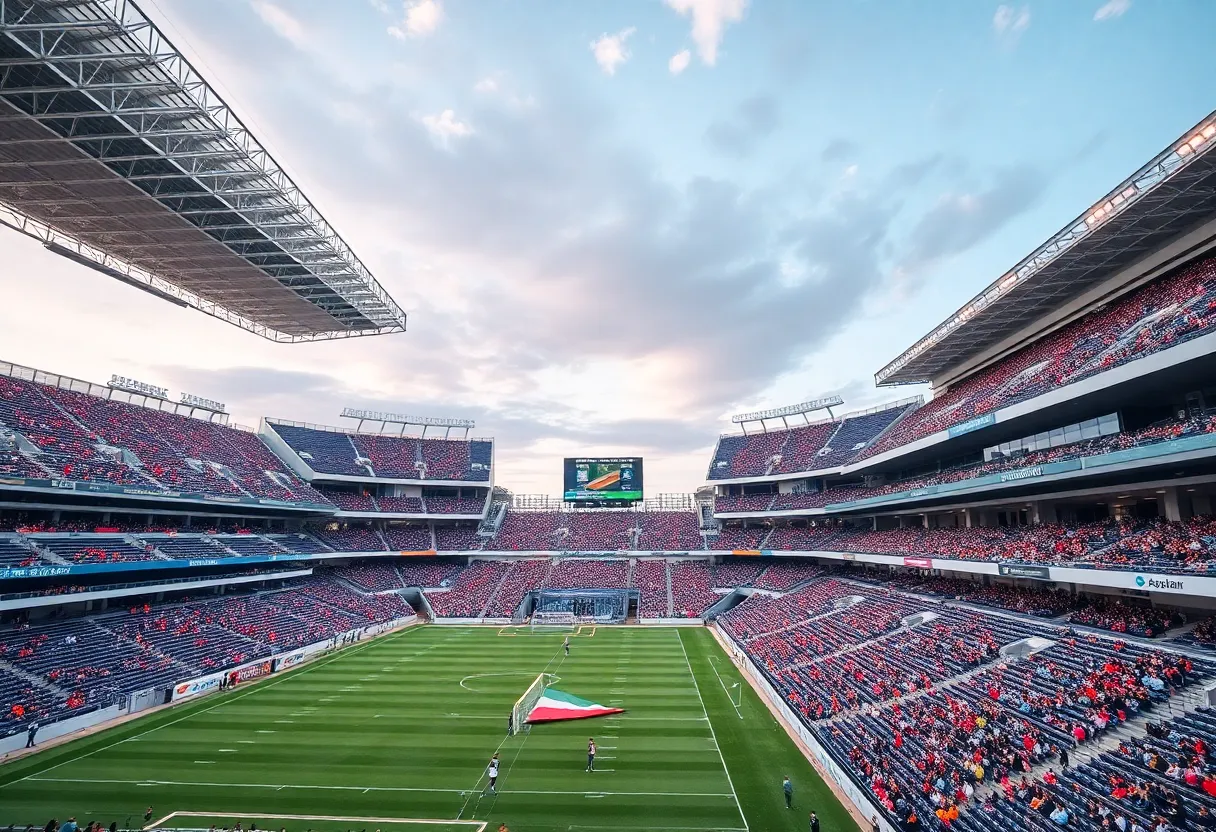 Fans enjoying a game in a renovated stadium with modern amenities