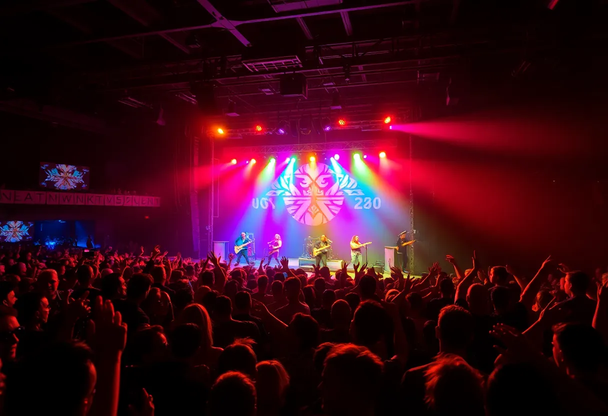 A lively concert of The Offspring with an engaged audience at Van Andel Arena
