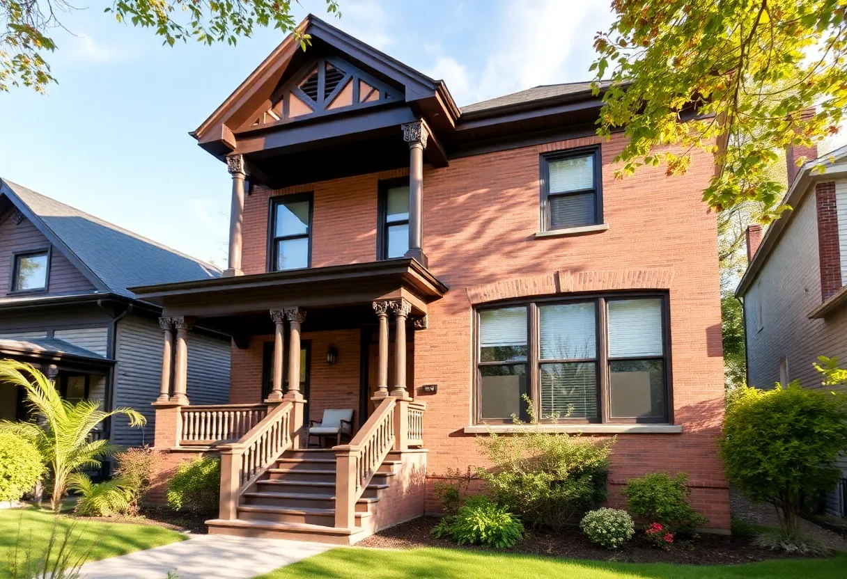 Renovated historic Federal-style home in Corktown, Detroit
