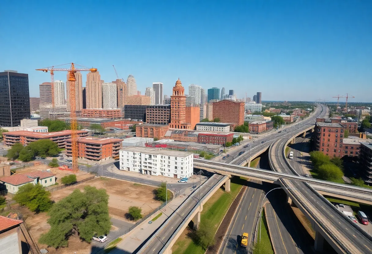 Urban landscape improvements in Detroit focused on affordable housing and infrastructure