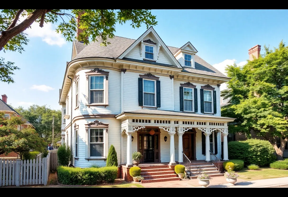 A beautiful historic home that has been renovated to blend old-world charm with modern conveniences.