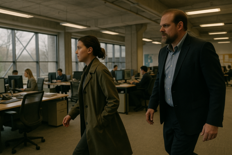 Millie Bobby Brown and David Harbour Star in New Netflix Spy Drama