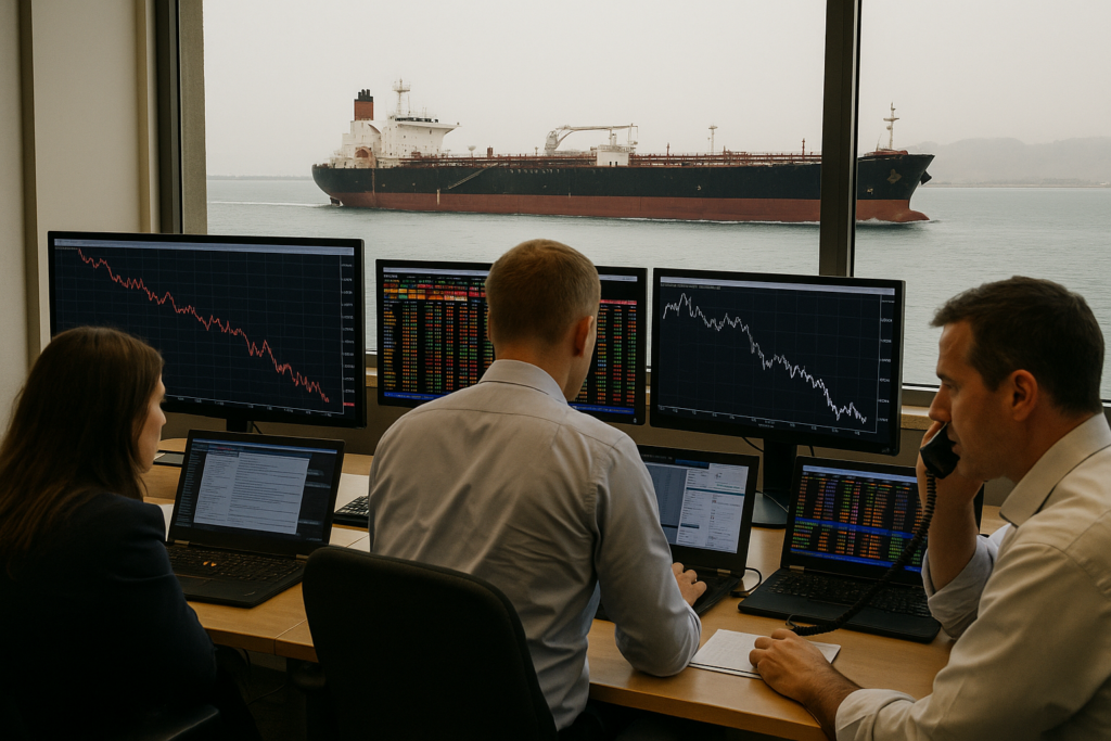 Oil Prices Decline as Shipping Resumes in the Strait of Hormuz