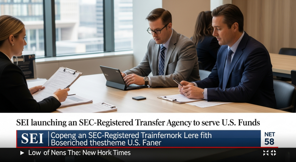 SEI Launches SEC-Registered Transfer Agency to Serve U.S. Funds