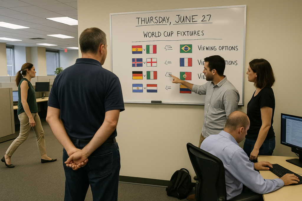 World Cup Fixtures and Viewing Options for June 27 in Grand