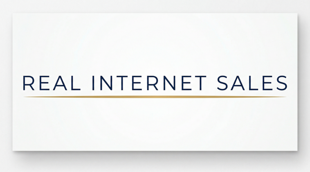 Real Internet Sales logo, paid sponsor of this HEREGrandRapids Spotlight