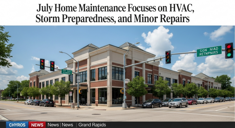 July Home Maintenance Focuses on HVAC, Storm Preparedness, and Minor Repairs in Grand Rapids