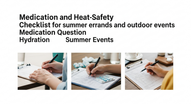 Summer Heat and Medication: A Safety Checklist for Grand Rapids Residents