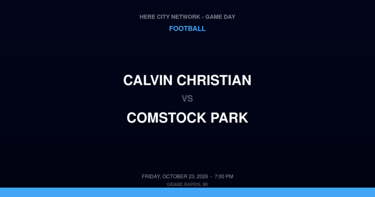 Calvin Christian 6, Comstock Park 66