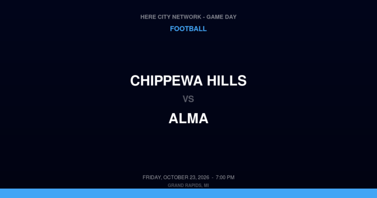 Chippewa Hills 41, Alma 14