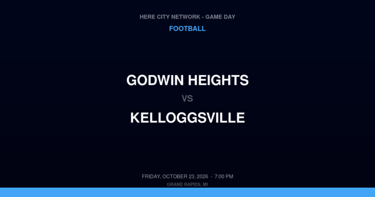 Godwin Heights 28, Kelloggsville 26