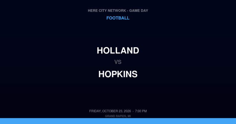 Holland 7, Hopkins 35