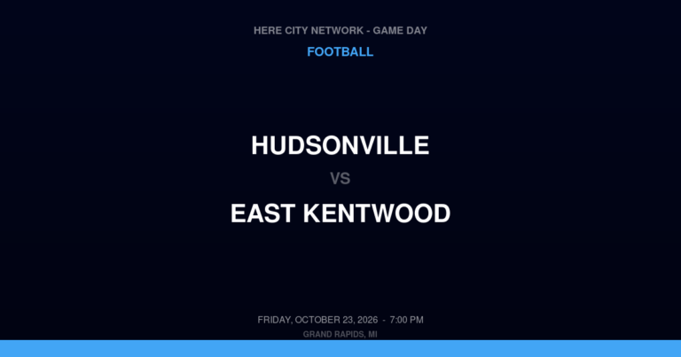 Hudsonville 14, East Kentwood 42