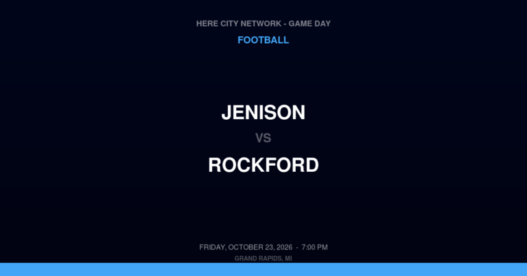 Jenison 14, Rockford 42