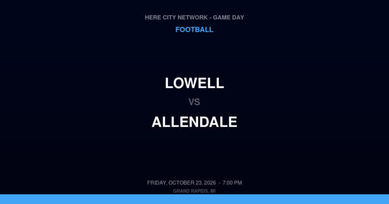 Lowell 34, Allendale 0