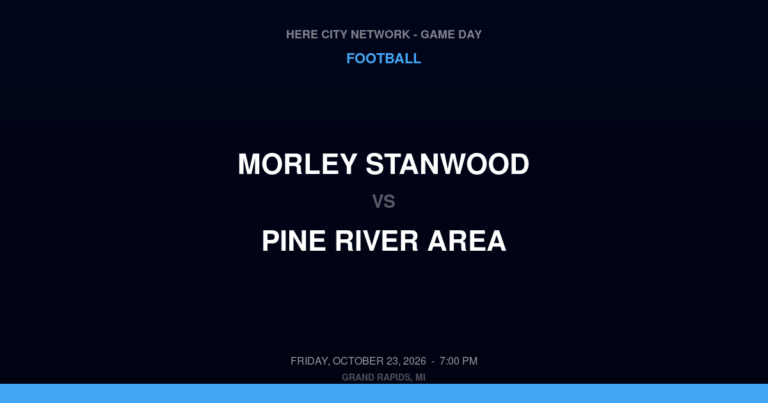 Morley Stanwood 32, Pine River Area 43