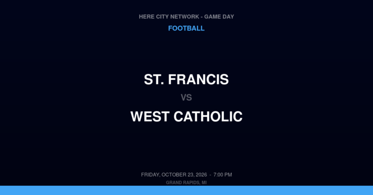 St. Francis 14, West Catholic 38